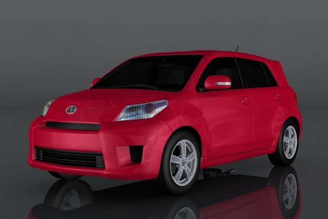 scion xd Model 3D .c4d .max .obj .3ds .fbx .stl .blend 