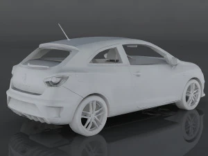seat ibiza cupra 3D Model