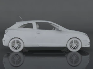 seat ibiza cupra 3D Model