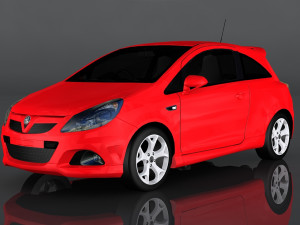 vauxhall corsa 3Dモデル