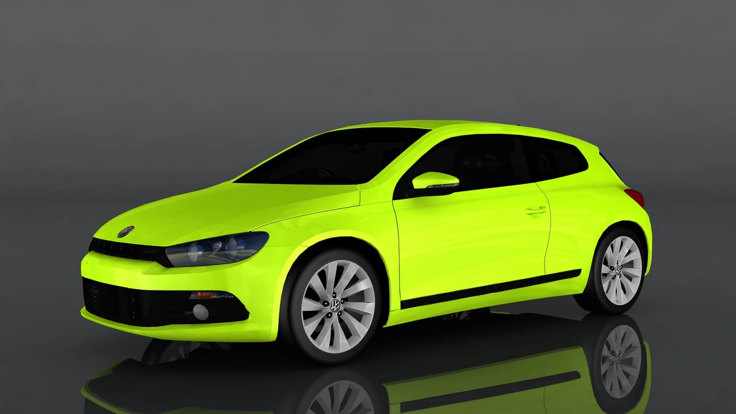 volkswagen scirocco 3D Model .c4d .max .obj .3ds .fbx .stl .blend 