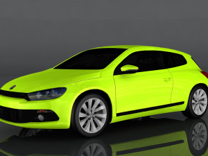 volkswagen scirocco Modèle 3D