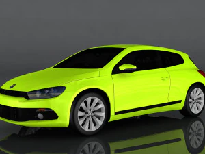 volkswagen sciroco Modelo 3D