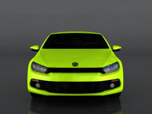 volkswagen scirocco 3Dモデル