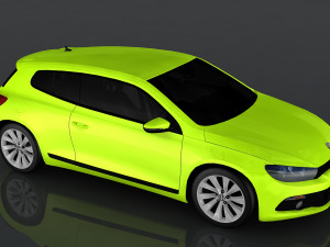 volkswagen scirocco 3Dモデル