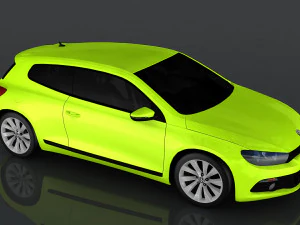 volkswagen scirocco 3D Model