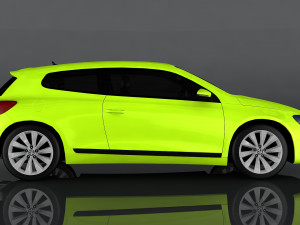 volkswagen scirocco 3Dモデル