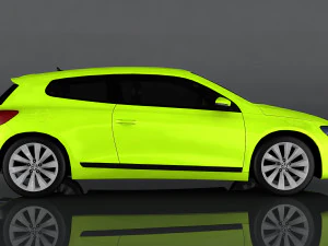 volkswagen scirocco 3D Model