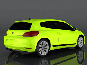 volkswagen scirocco 3Dモデル