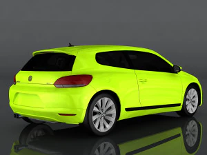 volkswagen scirocco 3D Model