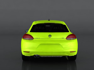 volkswagen scirocco 3Dモデル