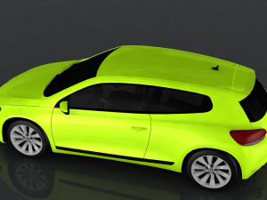 volkswagen scirocco 3Dモデル