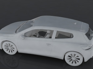 volkswagen scirocco 3Dモデル