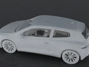 volkswagen scirocco 3D Model