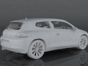 volkswagen scirocco 3Dモデル