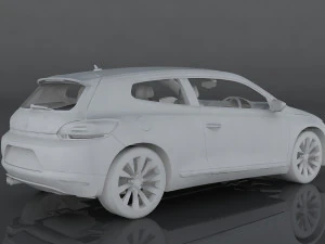 volkswagen scirocco 3D Model