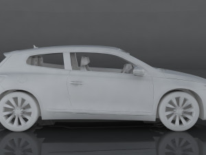 volkswagen scirocco 3Dモデル