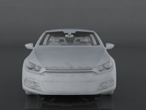 volkswagen scirocco 3Dモデル