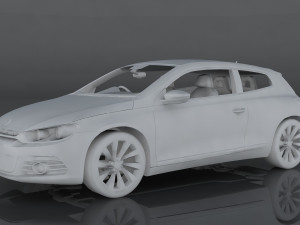 volkswagen scirocco 3Dモデル