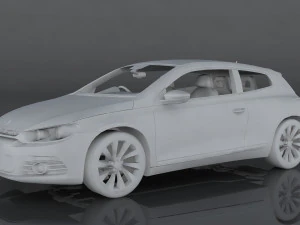 volkswagen scirocco 3D Model