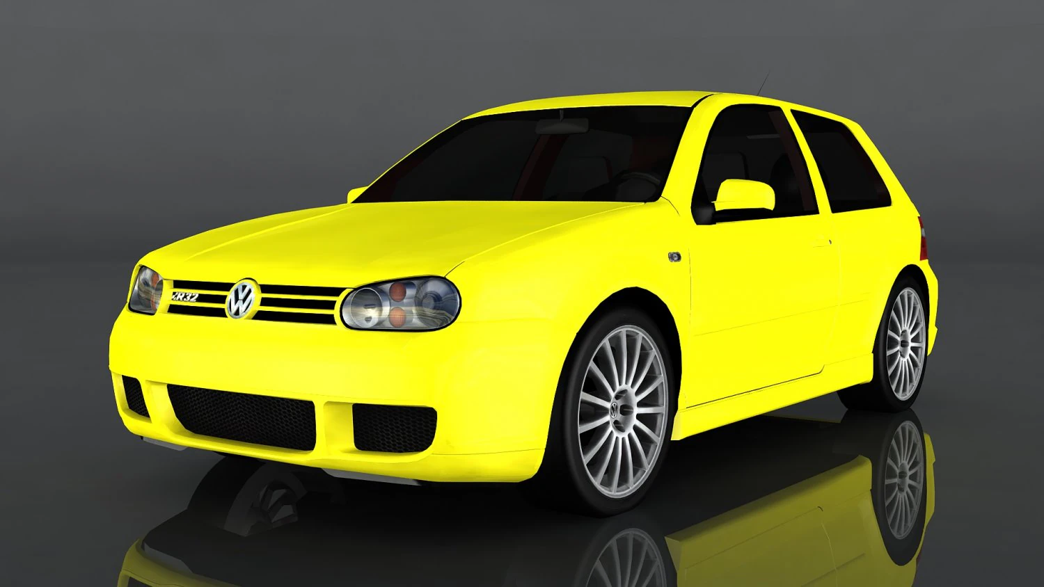 volkswagen golf r32 3D Model .c4d .max .obj .3ds .fbx .stl .blend 