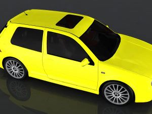 volkswagen golf r32 3D Model