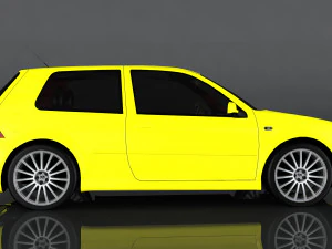 volkswagen golf r32 3D Model