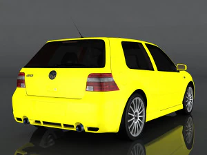 volkswagen golf r32 3D Model
