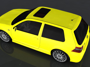 volkswagen golf r32 3D 模型