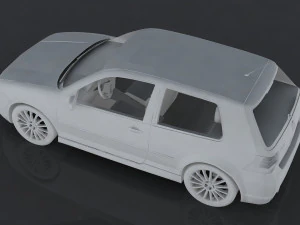 volkswagen golf r32 3D Model