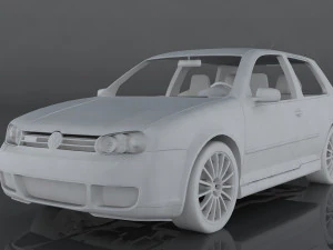 volkswagen golf r32 3D Model
