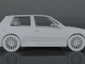 volkswagen golf r32 3D Model