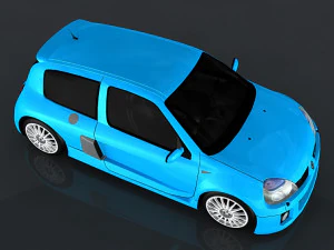 renault sport clio v6 3D Model