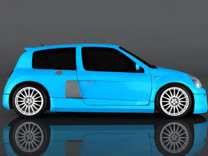 renault sport clio v6 3D Model