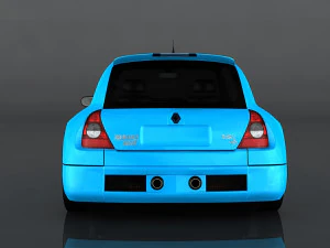 renault sport clio v6 3D Model
