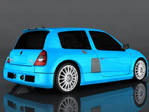 renault sport clio v6 3D Model