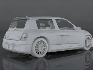 renault sport clio v6 3D Model