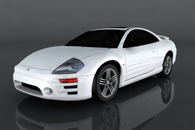 mitsubishi eclipse gts 3D Model .c4d .max .obj .3ds .fbx .stl .blend 