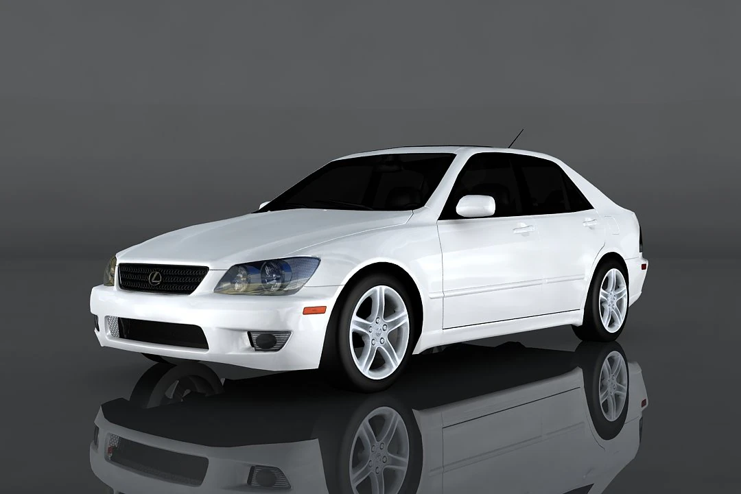 lexus is300 3D Model .c4d .max .obj .3ds .fbx .stl .blend 