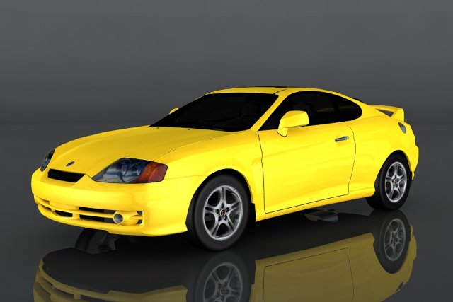 hyundai tuscani elisa 3D Model .c4d .max .obj .3ds .fbx .stl .blend 