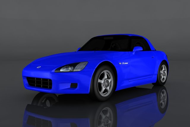 honda s2000 3D Модель .c4d .max .obj .3ds .fbx .stl .blend 