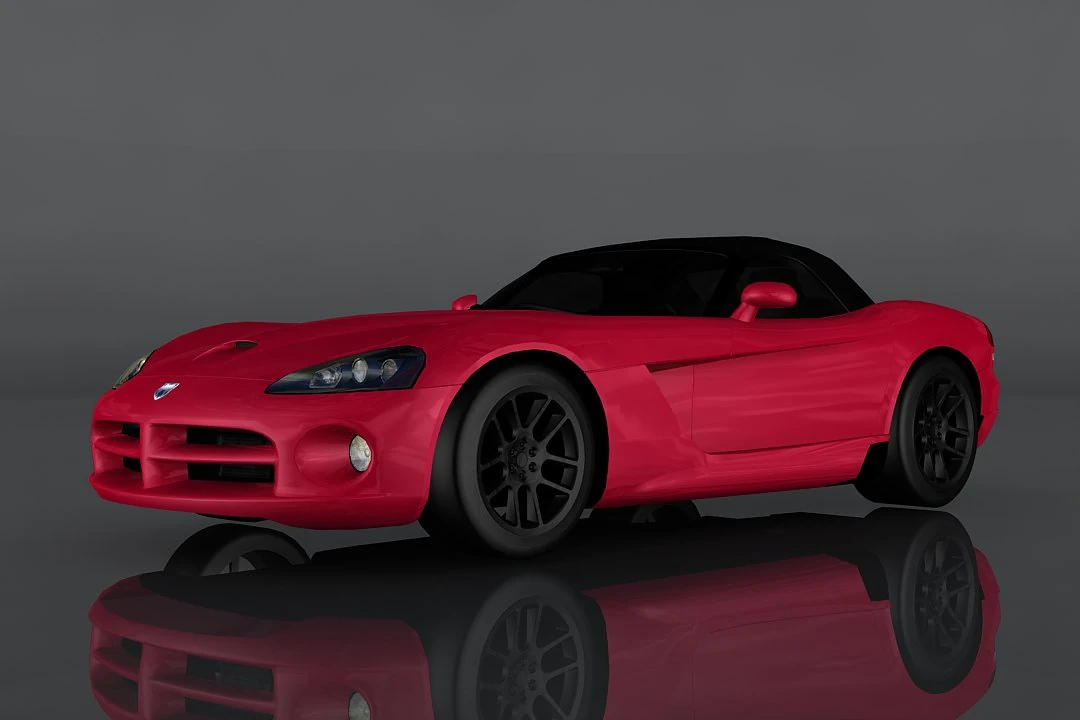 dodge viper srt-10 3D Model .c4d .max .obj .3ds .fbx .stl .blend 