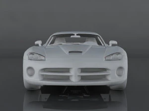 dodge viper srt-10 3D Model