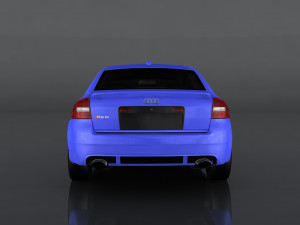 audi rs6 3D मॉडल