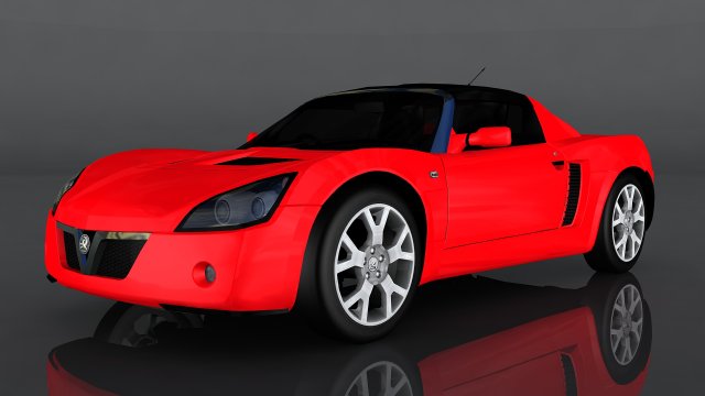 vauxhall vx220 3D Model .c4d .max .obj .3ds .fbx .stl .blend 