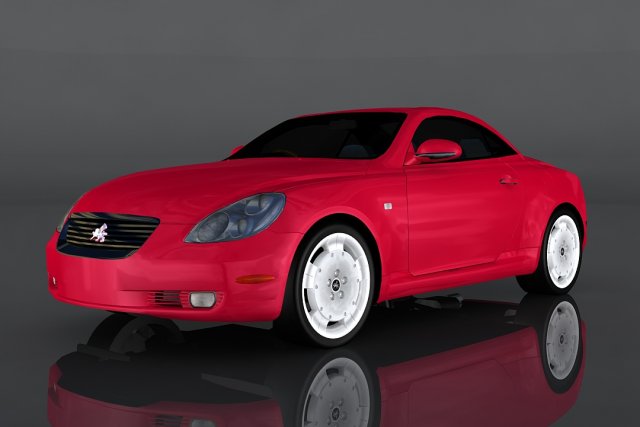 toyota soarer 430scv Modello 3D .c4d .max .obj .3ds .fbx .stl .blend 