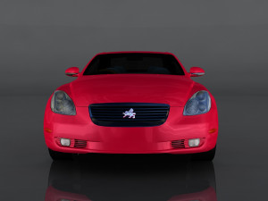toyota soarer 430scv Modello 3D