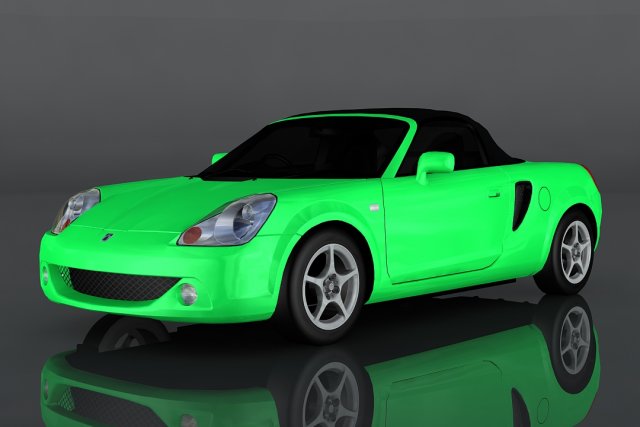 toyota mr-s 3D Модель .c4d .max .obj .3ds .fbx .stl .blend 