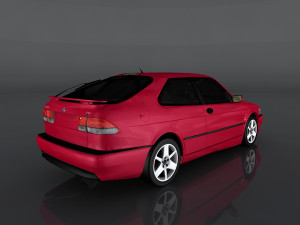 saab 9-3 aero Modello 3D
