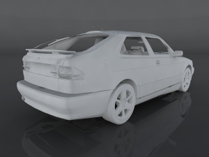 saab 9-3 aero Modello 3D
